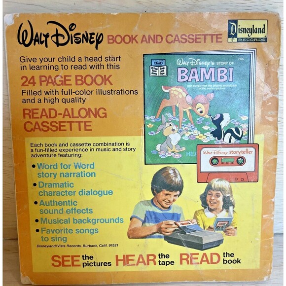 Disney Brer Rabbit and The Tar Baby 24 Page Read Along Book Tape Book Only - Picture 2 of 5